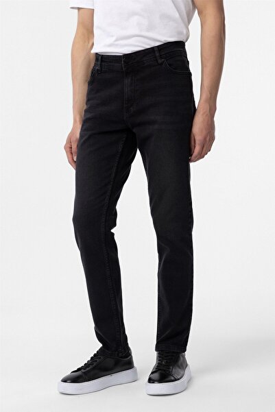 SÜVARİ Siyah Slim Fit Denim Pantolon