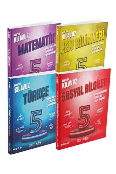 Kva Yayınları 2026 5. SINIF HAZIRLIK 0 dan 5 e SET ÖĞRETEN KILAVUZ KONU ANLATIMLI ETKİNLİKLİ SORU BANKASI