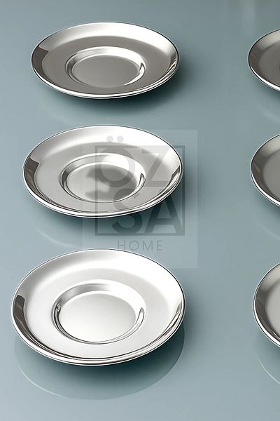 ÖzSa Home Rio 6-Liter Tea Plate 18/10 Sprouted All Tea Cups Compatible