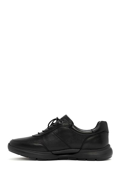 Derimod Men's Black Lace-Up Leather Casual Sneaker 24Wfd 692118