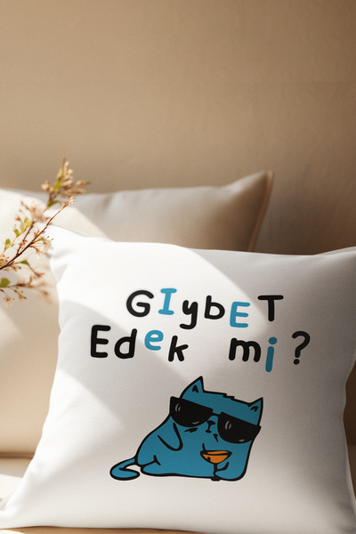 qoeuyl boutique Gıybet Edek Mi- mačka Štampano Zabavni poklon saten Dekorativ...
