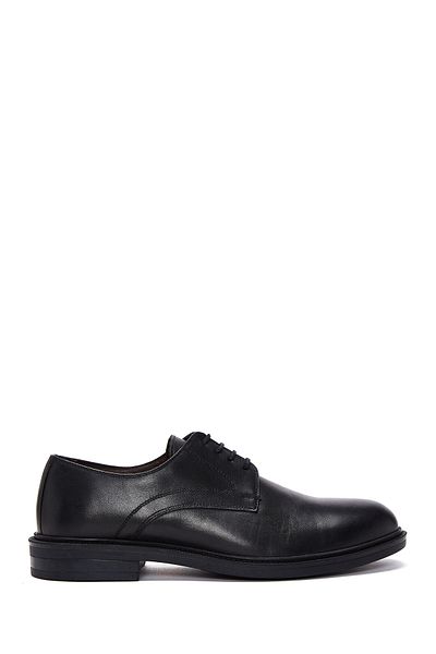 Derimod Men's Black Laced Leather Classic Shoes 24Wfd670018