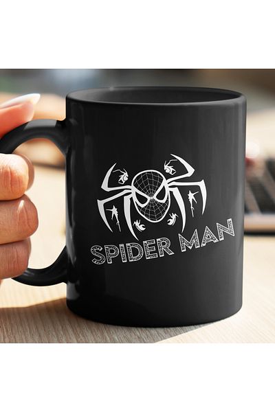 MECKSA The Amazing Spider-man Black Mug 11oz