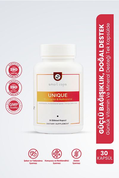 Smartcaps Unique Multivitamin/Multimineral 30 Capsules