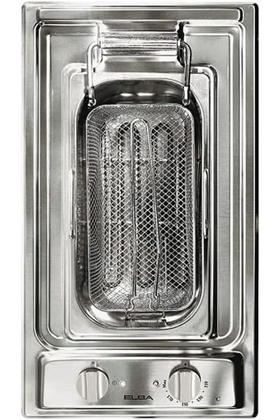 ELBA - 30cm Built-in Deep Fryer - Indicator Light - Safety Thermostat - Knob Control - Italian Technology
