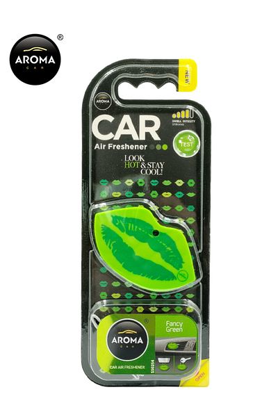Aroma Car Air Freshener Fancy Green - Strong, Long-Lasting Natural Fragrance for Car Vent Use