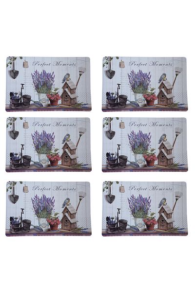 PUFO Set suporturi pentru farfurii pentru servirea mâncării, model Pufo Perfect Moments, 6 piese