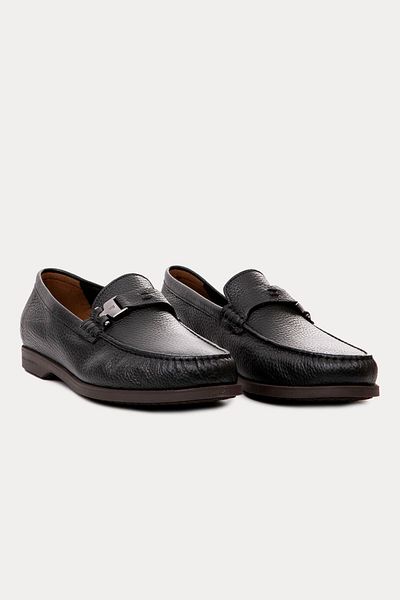 Fratelli Rossetti Leather Loafer Shoes - Metal Buckle