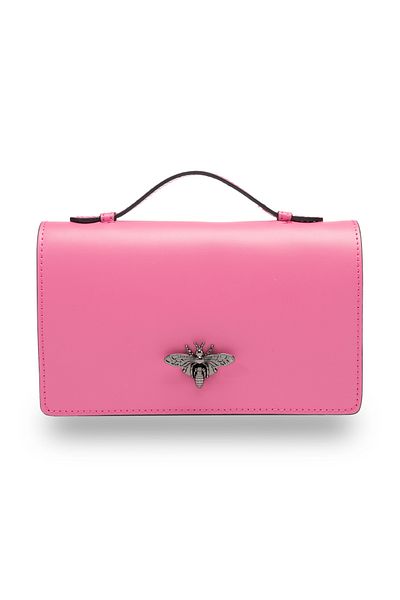 Toro Nero Geantă de damă, piele naturală, fuchsia Lori