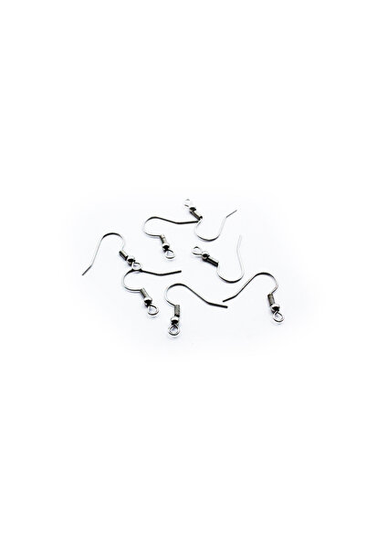 Prestij Boncuk Srebrne boje klip za naušnice 01 - 10 parova