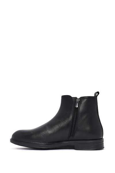 Derimod Men's Black Leather Chelsea Boots 24Wfd 677618