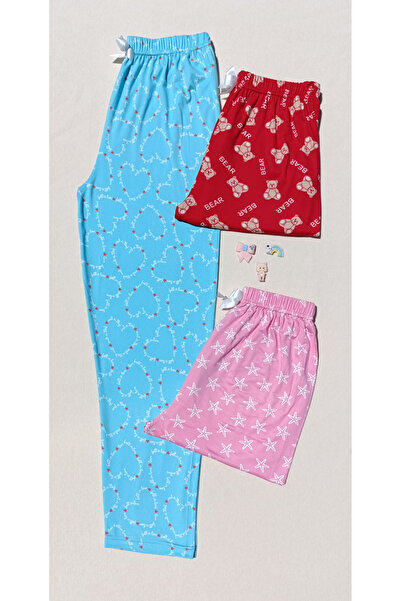 siyalife Καλοκαιρινή απαλή υφή γυναικεία πιτζάμες 3 συσκευασιών