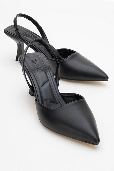 Ataköy Ayakkabı WOMEN'S POINTED TOE OPEN BACK STILETTO