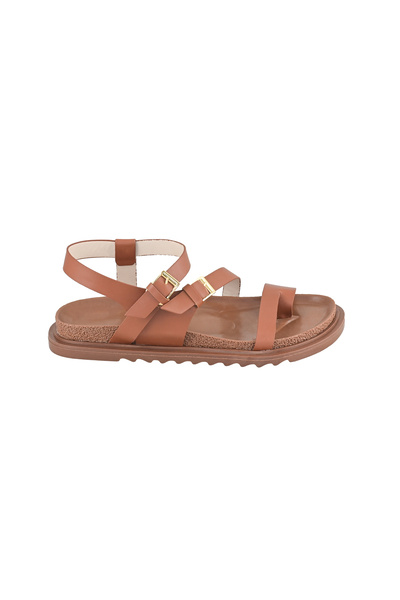 NOOSY Жіночі сандалі з ремінцями між пальцями та на застібці на щиколотці