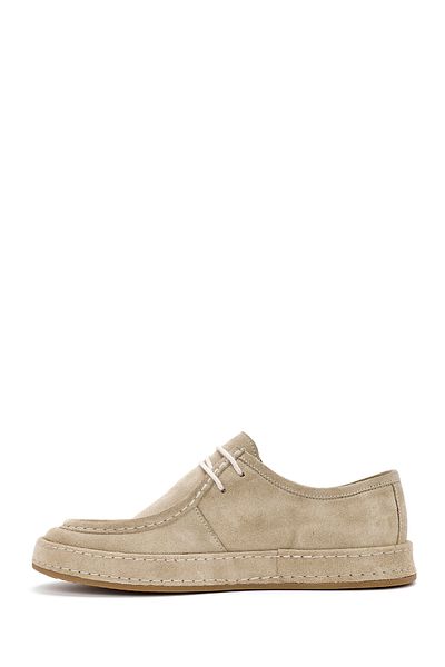 Derimod Men's Suede Leather Mink Casual Shoes - Lace-up, 24wfd 654110