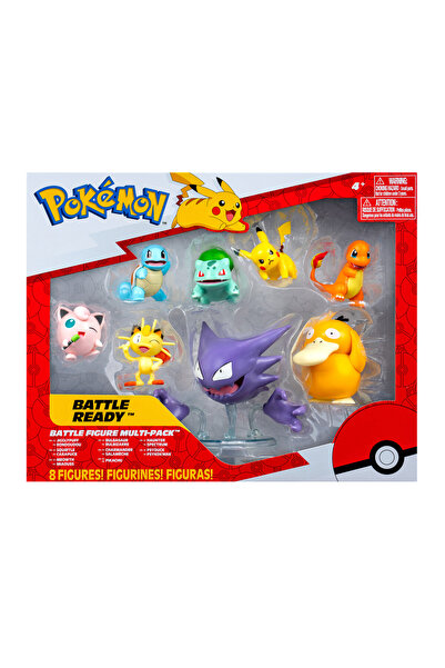 Pokemon مجموعة مجسمات معركة ٨ في ١ | مجسمات قابلة للتجميع | مجسمات متحركة | م...