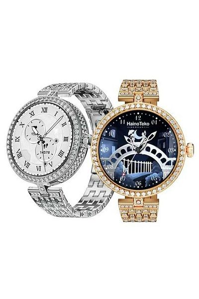 haino teko germany Haino Teko RW-51 Smartwatches for Girls and Women Silver and Gold