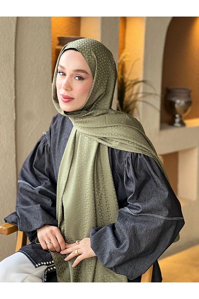 Modakaşmir Water Wave Pattern Shawl
