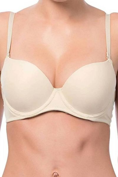 Mavelle Women's Ecru Extra Supported Bra 1490