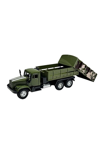 BYCEGU 83054 Askeriye Model Metal Çek Bırak Kamyon Askeri Jepp Oyuncak Araba