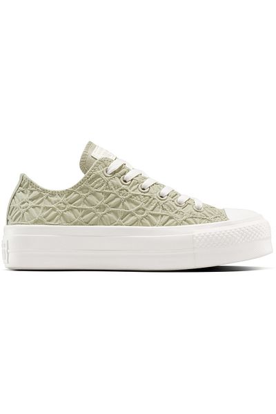 converse Sneakers Converse Chuck Taylor All Star Lift Platform Textured Material, Gray, Unisex