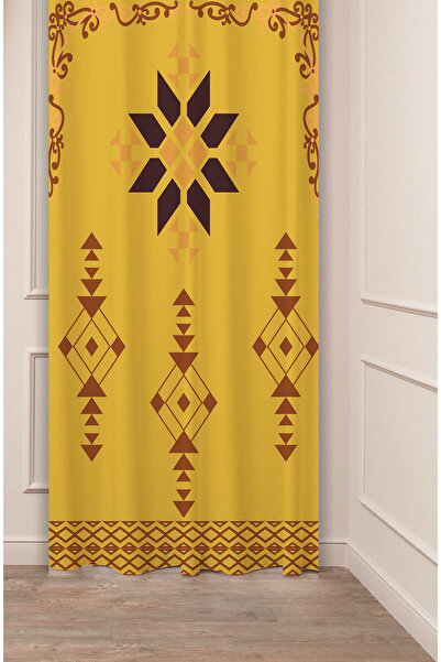 GREENDECOR Perdele de fundal modernă și elegantă, autentică, anatoliană, cu m...