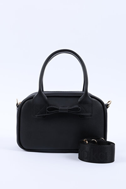 SHAKA Piele artificială cu fundă neagră Shk217, un singur compartiment, fermo...