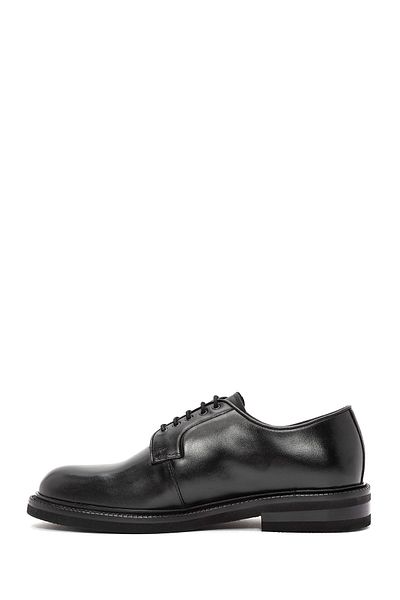 Derimod Men's Black Laced Leather Classic Shoes 24Wfd724022