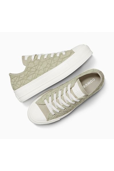 converse Sneakers Converse Chuck Taylor All Star Lift Platform Textured Material, Gray, Unisex