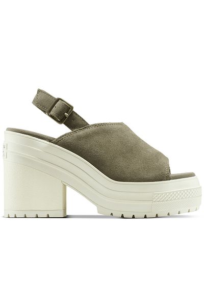 converse Sandals Converse Chuck 70 De Luxe Heel Mule, Green, Women