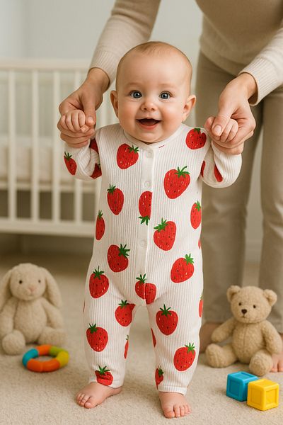Soft kids Baby Strawberry Romper