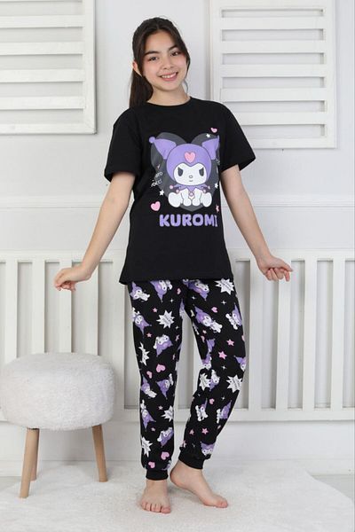 bunny hopp 100% Cotton Summer Short-Sleeved Anti-Sweat Soft Fabric Girl's Pajamas Set