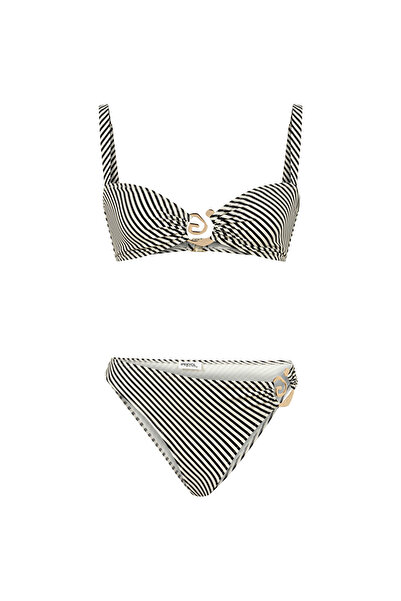 İpekyol Sarmal metal aksesuarlı bikini seti