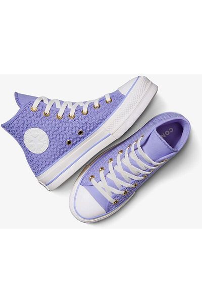 converse Tenisky Converse Chuck Taylor All Star Lift Platform Knit, Modré, Unisex