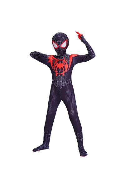 EvrikaUnity Children's Costume, Marvel, Spiderman, Miles Morales, Lycra, 11-1...