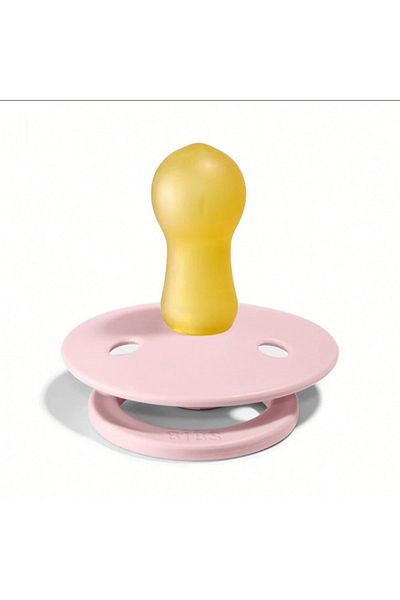 Bibs BIBS Pink Pacifier 6-18 Months (Your Baby's Name Feature)