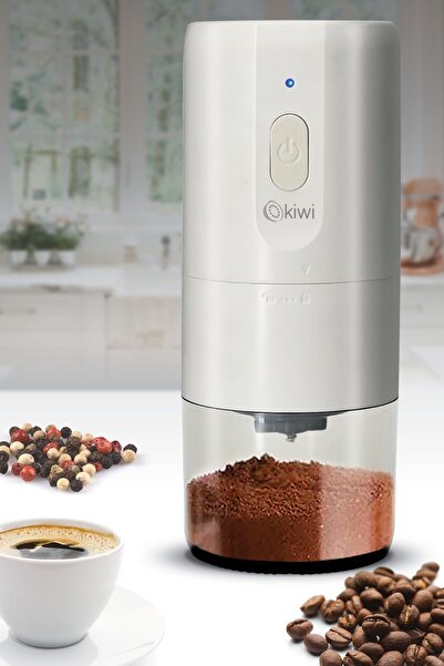 Kiwi Kspg-4816 Şarjlı Kahve Baharat Öğütücü Siyah