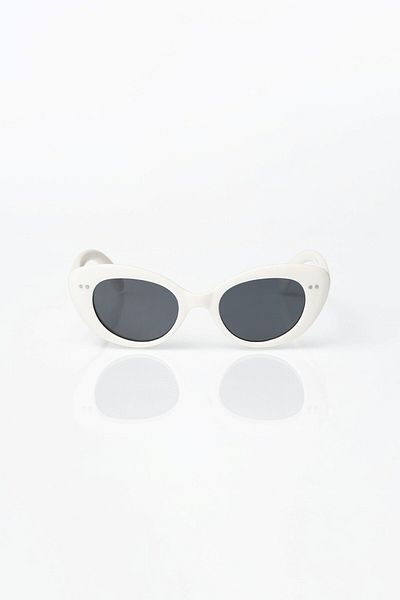 Banamio Tiara Baby Kids Uv400 Protection Sunglasses with Storage Case 1-4 Years (White)