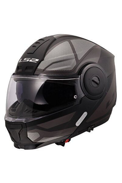 LS2 SCOPE 2 AXIS MAT SİYAH-TITANIUM KASK
