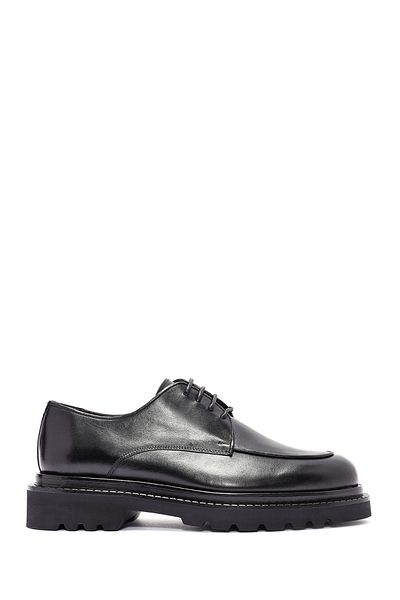 Derimod Men's Black Lace-Up Leather Casual Shoes 24Wfd 602518