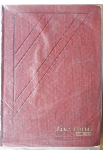 Bayındır Ticari Fihrist 17x24 Cm 28 Harf Ayraçlı Her Ayraç 16 Yp Toplam 448 Yp