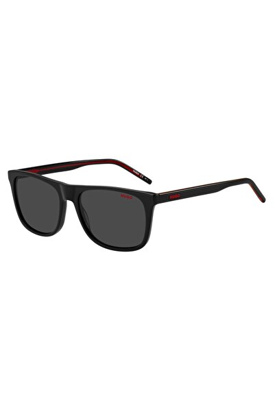 Hugo Boss HG 1194/S 807/IR Men's Sunglasses, Black, Rectangular, 56 mm