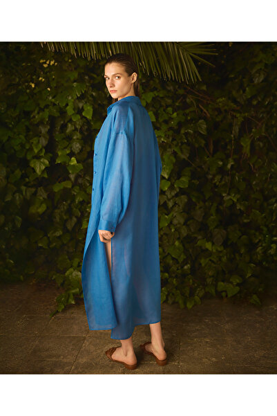 İpekyol İşlemeli keten tunik