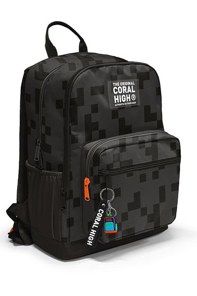 Coral High School Backpack and Pen Holder Set