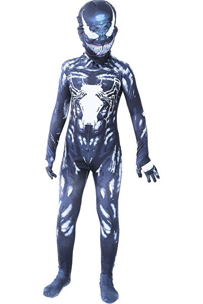 EvrikaUnity Costum Venom Copii, Super Erou, EvrikaUnity, Lycra, 7-8 ani, 150,...