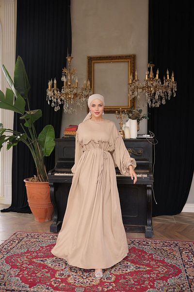 Nissra Ankanoor Robe Gathered Oversize Dress Anka255093