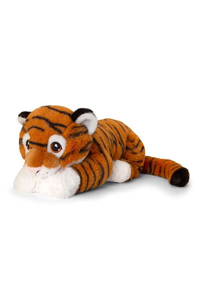 Keel Toys Plush toy Tiger, height 13 cm, length 32 cm