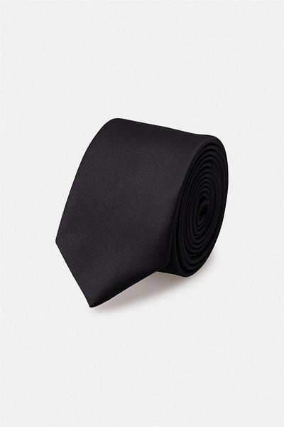 SÜVARİ Black Plain Tie