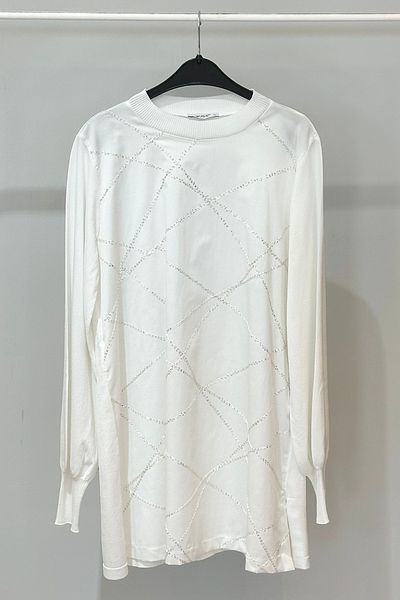 Nuss Straight Cut Tunic 3016 Ecru