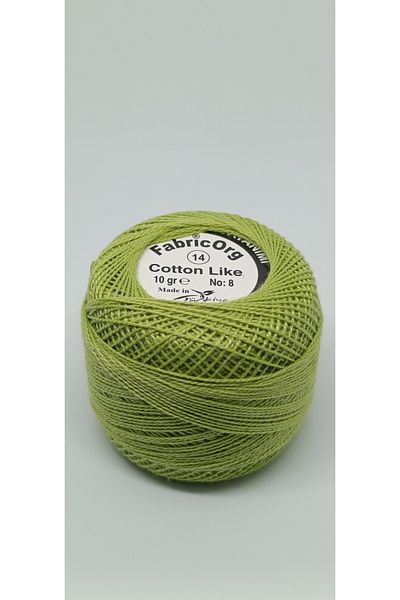 fabricorg Etamine-cross-stitch Single Bulge Thread - Κατάλληλο για βαμβάκι (10 GR-NO8 IP) - Νούμερο 14 Χρώμα